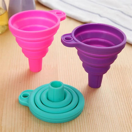 Silicone Foldable Telescopic Long Neck Funnel